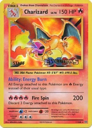 Charizard 011/108 - Holofoil XY Promos - Promo