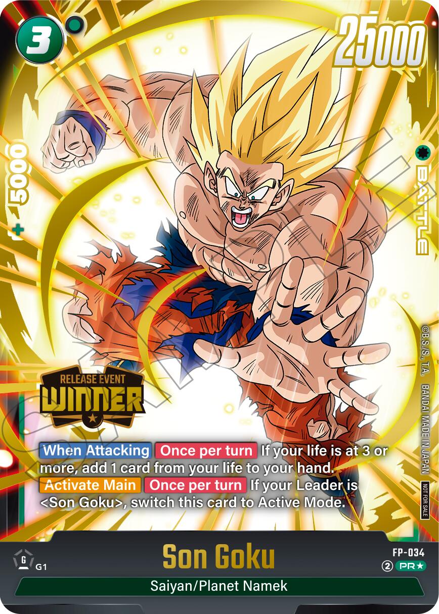 Son Goku (FP-034) (Release Event Winner) [Fusion World Promotion