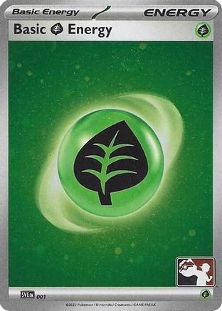 Basic Grass Energy 001 - Holofoil Prize Pack Series Cards - Common