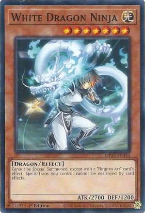 White Dragon Ninja (MP25-EN444) - 2025 Mega-Pack 1st Edition