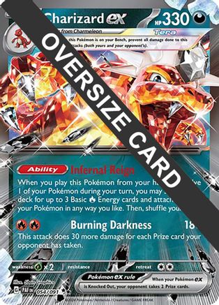 Charizard ex 054/091 - Holofoil Jumbo Cards - Double Rare