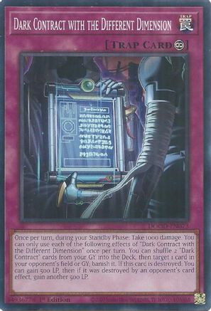 Dark Contract with the Different Dimension (DOOD-EN073) - Doom of Dimensions 1st Edition