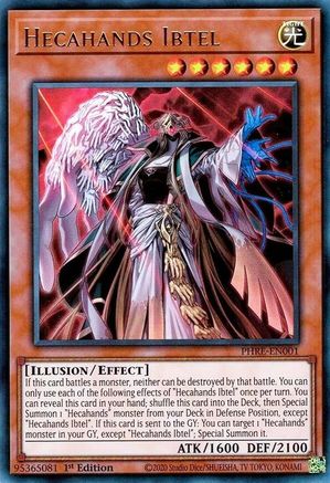 Hecahands Ibtel (PHRE-EN001) - Phantom Revenge 1st Edition