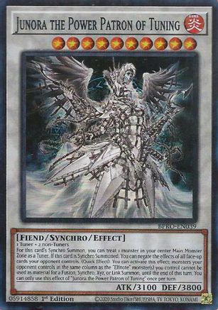 Junora the Power Patron of Tuning (BPRO-EN039) - Burst Protocol 1st Edition