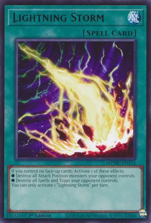 Lightning Storm (MZMU-EN116) - Maze of Muertos 1st Edition