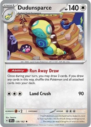 Dudunsparce 129/162 Deck Exclusives - Rare