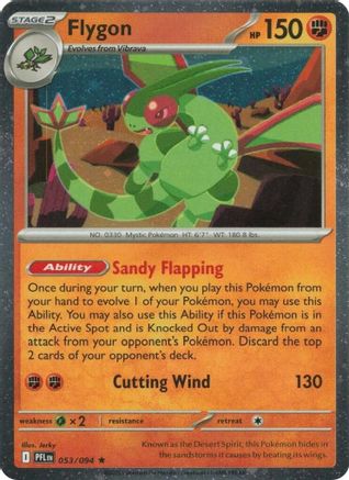 Flygon 053/094 - Holofoil Blister Exclusives - Rare