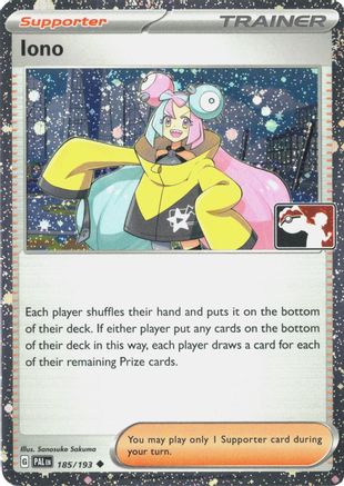 Iono 185/193 - Holofoil Prize Pack Series Cards - Uncommon