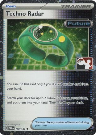 Techno Radar 180/182 - Holofoil Prize Pack Series Cards - Uncommon