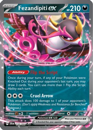 Fezandipiti ex 038/064 - Holofoil Deck Exclusives - Double Rare