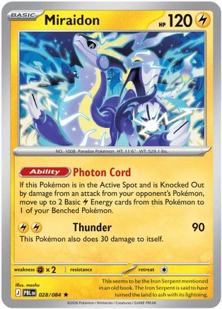 Miraidon 028/084 Deck Exclusives - Rare