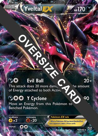 Yveltal EX 079/146 - Holofoil Jumbo Cards - Ultra Rare