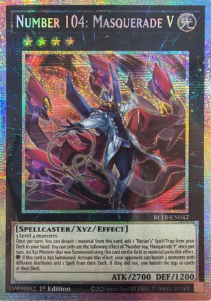 Number 104: Masquerade V (Starlight Rare) (BETB-EN042) - Beyond the Brave 1st Edition