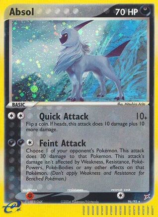 Absol 096 - Holofoil Team Magma vs Team Aqua - Secret Rare