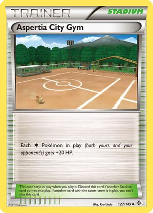 Aspertia City Gym 127 - Reverse Holofoil Boundaries Crossed - Uncommon