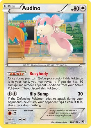 Audino 126 Boundaries Crossed - Rare