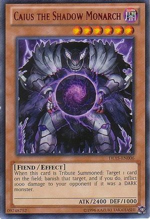 Caius the Shadow Monarch (Red) [DL15-EN006] Rare