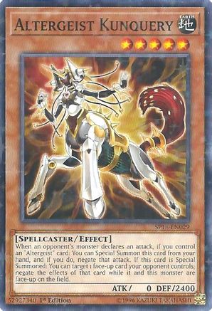 Altergeist Kunquery [SP18-EN029] Starfoil Rare