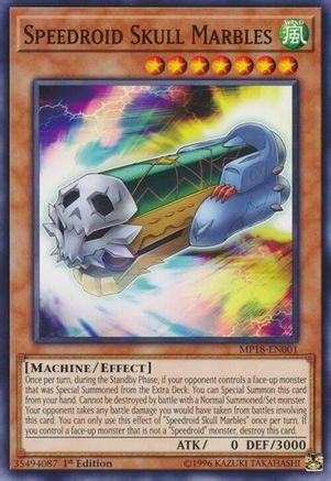 Speedroid Skull Marbles [MP18-EN001] Common