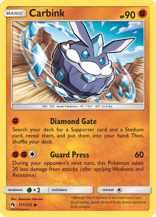 Carbink (117) 117  SM  Lost Thunder - Common