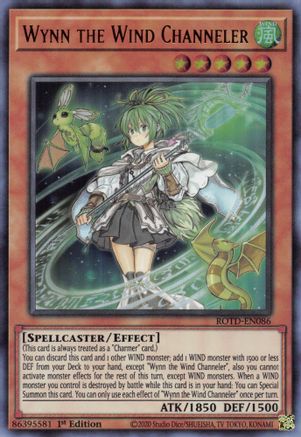 Wynn the Wind Channeler [ROTD-EN086] Ultra Rare