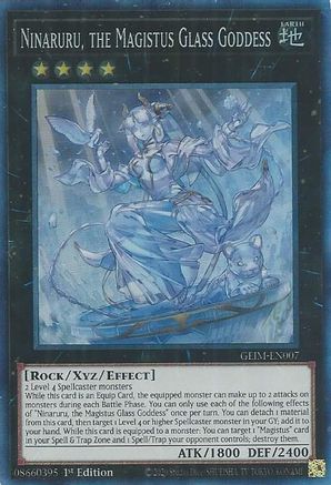 Ninaruru, the Magistus Glass Goddess (CR) [GEIM-EN007] Collector's Rare