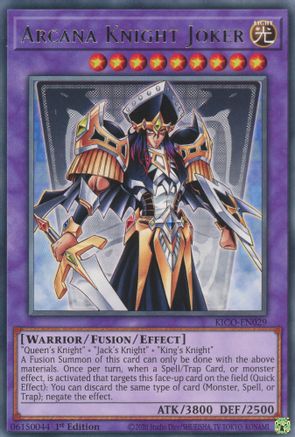 Arcana Knight Joker [KICO-EN029] Rare