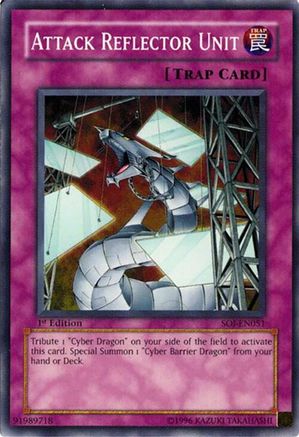 Attack Reflector Unit (SOI-EN051) - Shadow of Infinity 1st Edition