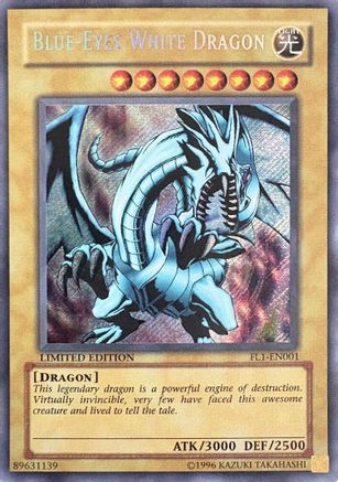 Blue-Eyes White Dragon [FL1-EN001] Secret Rare