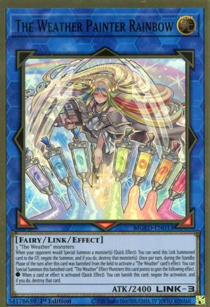 The Weather Painter Rainbow [MGED-EN033] Gold Rare