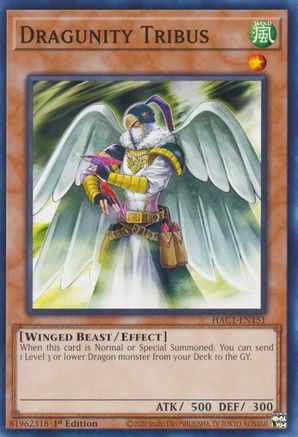 Dragunity Tribus [HAC1-EN151] Common