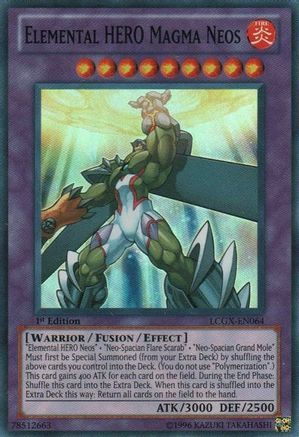 Elemental HERO Magma Neos [LCGX-EN064] Super Rare