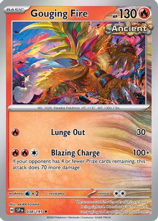 Gouging Fire 038/191  Deck Exclusives - Promo
