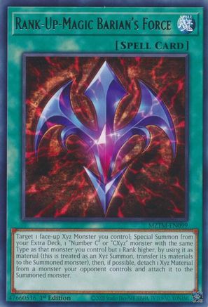 Rank-Up-Magic Barian's Force [MZTM-EN099] Rare