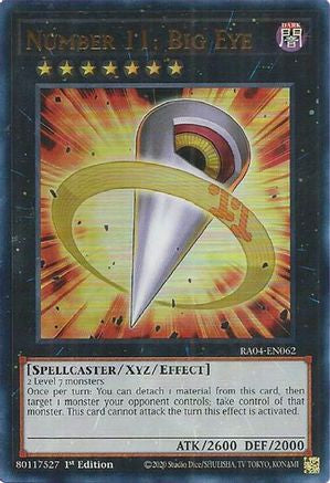 Number 11: Big Eye [RA04-EN062] Ultra Rare