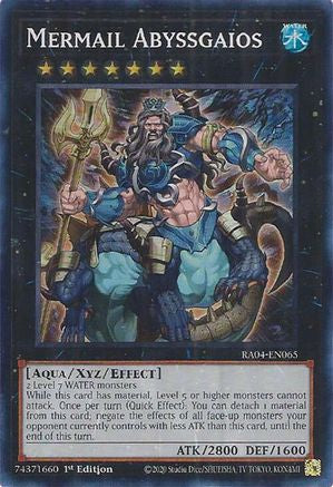 Mermail Abyssgaios [RA04-EN065] Super Rare