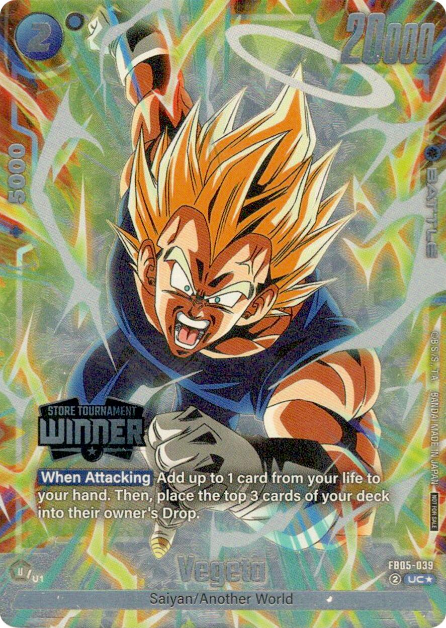 Vegeta (Tournament Pack 06 - Winner) [Fusion World Tournament Cards]