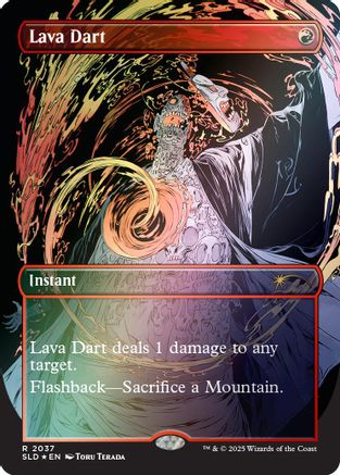 Lava Dart (Rainbow Foil) [Secret Lair Drop Series]