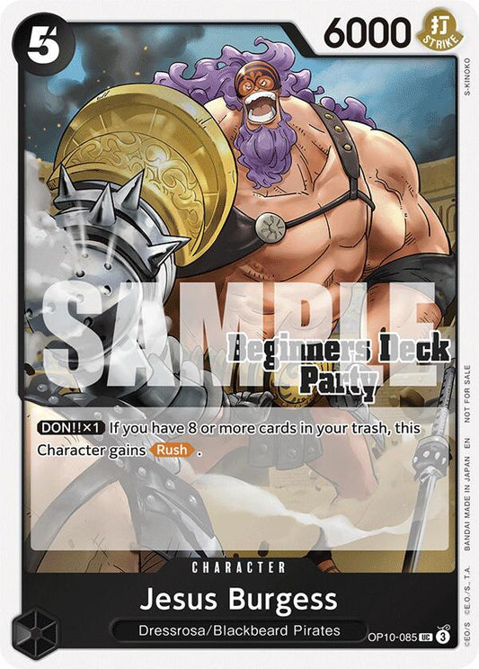 Jesus Burgess (ST-23 - ST-28 Beginners Deck Party) [Participation] [One Piece Promotion Cards]