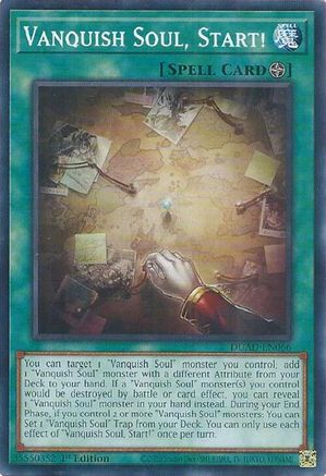 Vanquish Soul, Start! (DUAD-EN066) - Duelist's Advance 1st Edition