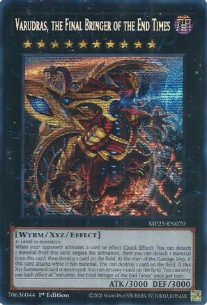 Varudras, the Final Bringer of the End Times (MP25-EN070) - 2025 Mega-Pack 1st Edition