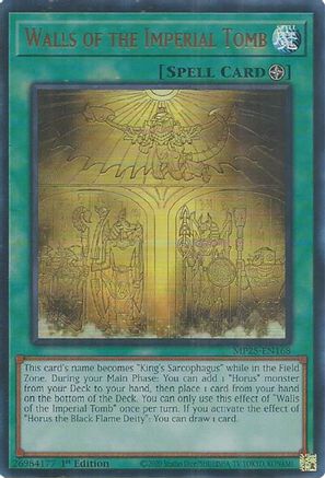 Walls of the Imperial Tomb (MP25-EN168) - 2025 Mega-Pack 1st Edition