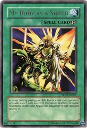 My Body as a Shield [TU02-EN007] Rare