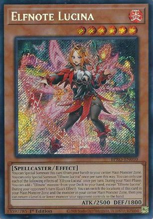 Elfnote Lucina (BPRO-EN010) - Burst Protocol 1st Edition