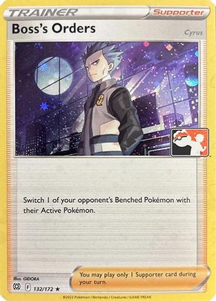 Boss's Orders [Cyrus] 132/172  - Holofoil Prize Pack Series Cards - Rare