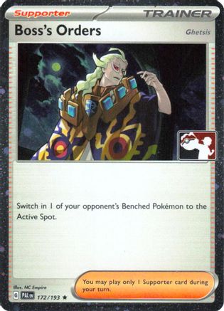 Boss's Orders [Ghetsis] 172/193  - Holofoil Prize Pack Series Cards - Rare