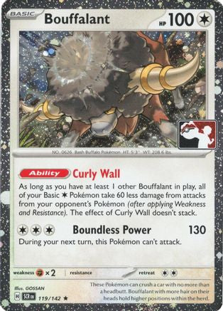 Bouffalant 119/142  - Holofoil Prize Pack Series Cards - Rare