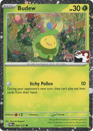 Budew 004/131  - Holofoil Prize Pack Series Cards - Common