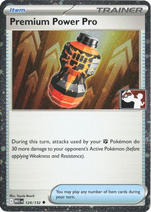 Premium Power Pro 124/132  - Holofoil Prize Pack Series Cards - Uncommon