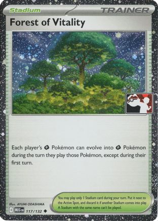 Forest of Vitality 117/132  - Holofoil Prize Pack Series Cards - Uncommon